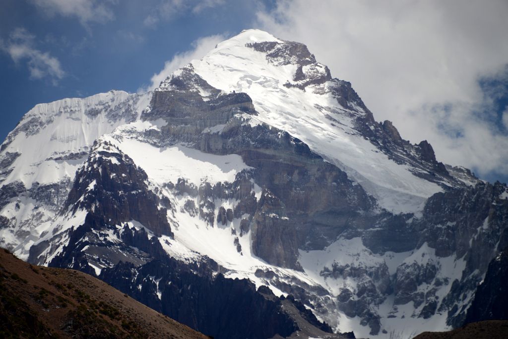 12 Aconcagua South And East Faces From Just Before Casa de Piedra On The Trek To Aconcagua Plaza Argentina Base Camp